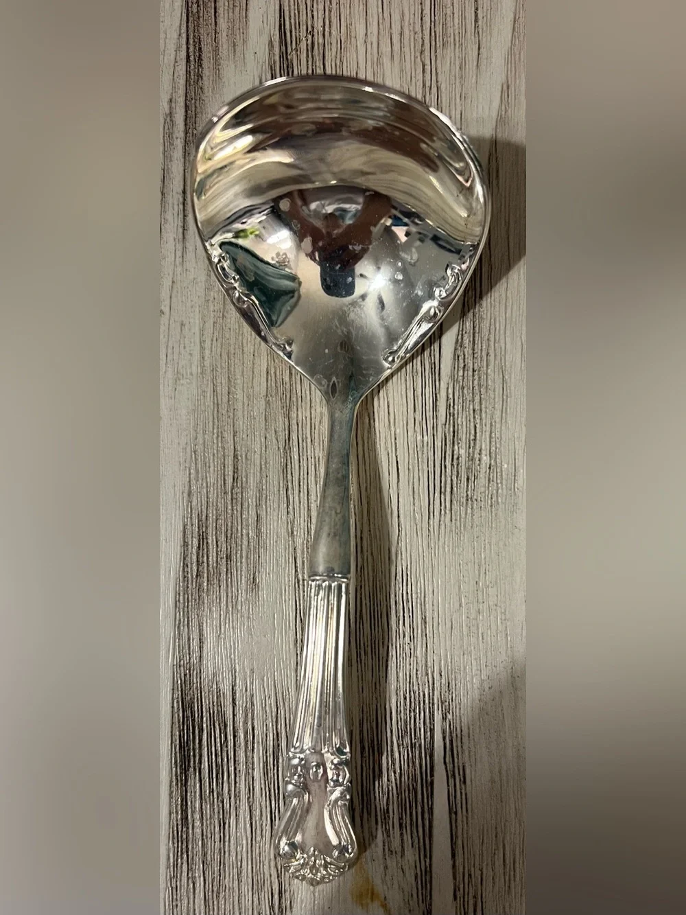 Arthur Court Fleur-de-Lis Meat Serving Spoon Ladle Set w/ Original Box